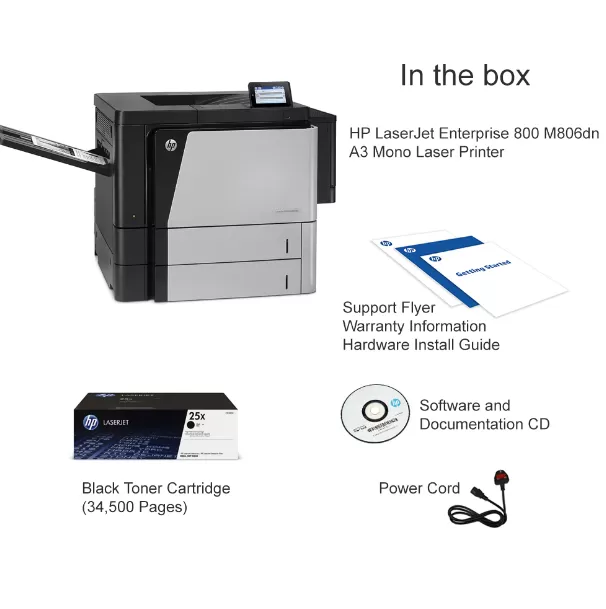 Máy in A3 HP LaserJet Enterprise M806dn-CZ244A